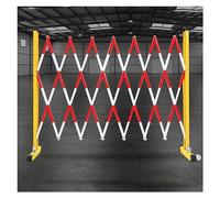 GJZQDKX Barrière de sécurité rétractable - Clôture de Chantier Portable avec Roues pour Le contrôle des foules, la Gestion des événements et la sécurité publique