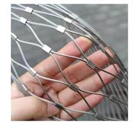 GJZQDKX Filet en Corde d'acier Inoxydable - Clôture de sécurité Robuste, Maille décorative Flexible pour Une Protection Polyvalente