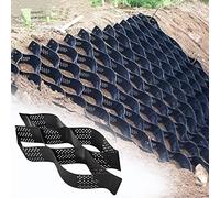 GJZQDKX Grille de Gravier pour la stabilisation des pentes, pavés perméables pour allées, grilles de contrôle des sols et de la Boue, stabilisateur de Pierres, 5 x 8 m (16,4 x 26,2 pi)