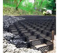 GJZQDKX Stabilisateur de Chemin de Gravier avec Grille perméable et Dalles antidérapantes pour la stabilisation des sols. Trous de Drainage pour Un Meilleur Soutien du Sol. Idéal pour l'am