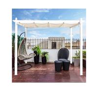 GJZQDKX Voile d'ombrage rétractable à Vagues, résistante aux UV, auvent Robuste pour véranda, Conception Solide et Durable, 1 m x 11 m (3,28 pi x 36 pi), pour Usage extérieur