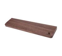 GK GAMAKAY Repose-poignet en bois de noyer, 32,5 cm, compact et ergonomique, pour clavier mécanique à 60%, 75%, coussinet antidérapant pour taper et jouer confortablement (pour 75%)