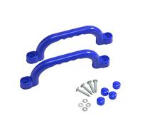 GK Lot de 2 poignées pour appareils de jeu, tours de jeu, cadres d'escalade et installations de jeu (bleu)