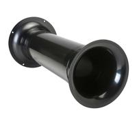 GK SOUND KIT Set pour AEROPORT 10 cm avec 2 Brides incurvées et Un Tube Bass-Reflex pour subwoofer, Haut-Parleur, Voiture, Maison, SPL, Noir, 1 kit