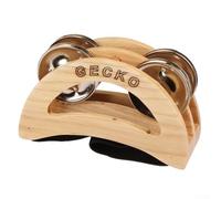 GK05 TAP Kit d'accessoires de batterie cajon en bois avec grelots et castagnettes Marron