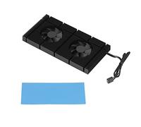 GK6 double ventilateur PWM VRAM dissipateur thermique vitesse réglable fond de panier mémoire refroidisseur de refroidissement pour RTX 3080 3070 GPU radiateur en alliage (Tampon 1 mm 700)