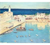 GKAZGQPR Célèbre Affiche Artistique Peinture d'art Murale l'Amirauté à Alger par Albert Marquet Peinture d'art Murale Pour la Décoration Murale 60x90cm