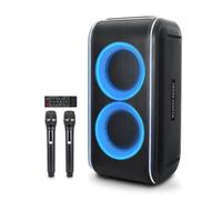 GKD62 Machine Karaoké, Enceinte Bluetooth 400W avec 2 Micros Sans Fil