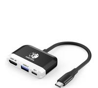 GKEAPZA Station d'accueil pour Nintendo Switch/OLED, mini commutateur TV 3 en 1 avec port USB 3.0 HDMI 4K USB 3.0, charge USB C PD 100 W, station d'accueil portable de voyage