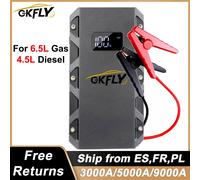GKFLY démarreur de saut de voiture 3000A/5000A/9000A 12V dispositif de démarrage batterie externe chargeur de Booster pour démarreur de voiture essence Diesel 3000A XME