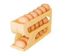 GkgWuxf 3 Niveaux Distributeur Oeuf Frigo, Récipient De Stockage D'oeufs À Roulement Automatique Économiser L'espace,Support D'oeufs Peu Encombrant Pour Le Réfrigérateur Et Le Comptoir