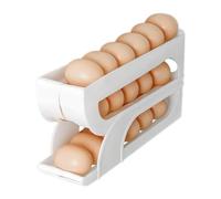 GkgWuxf 3 Niveaux Distributeur Oeuf Frigo, Récipient De Stockage D'oeufs À Roulement Automatique Économiser L'espace,Support D'oeufs Peu Encombrant Pour Le Réfrigérateur Et Le Comptoir