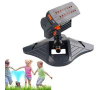 GkgWuxf Arroseurs de Jardin,Pulvérisateur D'Arrosage Carré À 16 Trous | Arroseur Économe en Eau avec Rotation Automatique à 360 Degrés pour Ferme, Parc, Potager, Parterre de Fleurs, Serre et Pelouse