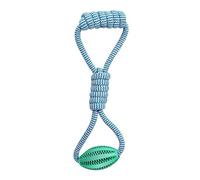 GkgWuxf Balle et corde pour chien | Balle en corde pour chien de grande race - Distributeur de nourriture, nœud à tirer, fournitures à mâcher pour animaux de compagnie pour tirer, jouer et plus encore