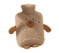 GkgWuxf Bouillotte,1 Litre Motifs Ludiques Douceur | Poche À Eau Chaude | pour Voyage École Camping Jambes Mains Épaules Nuque Dos Femmes Hommes Hiver