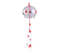 GkgWuxf Carillon éolien - Cloches extérieures en forme de fleur romantique - Pendentif fait à la main pour décoration d'intérieur avec carte, son zen relaxant pour terrasse, balcon