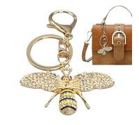 GkgWuxf Charme En Forme D'abeille Pour Sac À Main - Porte-Clés Voiture Abeille Miel | Chaîne Garde-Clés, Accessoire Sac à Dos Portefeuille pour Thanksgiving Noël Anniversaire Cadeaux Fêtes