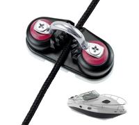 GkgWuxf Coinceur De Cordage pour Bateau, Entrée Rapide Universelle avec Roulement À Billes en D'Aluminium, Taquet À Corde De Quai, pour Canoë Kayak Yacht Dériveur Voile Stand Up Paddle Amarrage