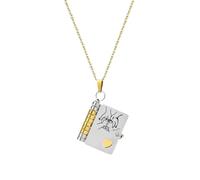 GkgWuxf Collier Pour Ma Fille | Collier Livre D'amour Pour Fille,Pendentif Ouvrable Multi Couches En Acier Inoxydable Pour Valentin Noël Anniversaire Graduation Cadeau | Pour Maison Saint Valentin