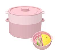 GkgWuxf Cuit-Vapeur pour Micro-Ondes - Silicone Thermorésistant Anti-Adhésif,Bol Alimentaire Cuit-Vapeur Micro-Ondes,Pour Nourriture Bébé Préparation Repas Cuisine Maison Restaurant