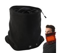 GkgWuxf Écharpe chauffante électrique en velours de type C, contrôle de la température à trois vitesses, tour de cou multifonctionnel chauffant à 360 degrés pour femme, homme