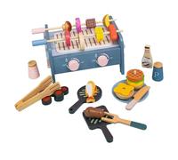 GkgWuxf Grill Enfant - Ensemble Aliments & Cuisine Jouet - Jeu Éducatif Stimulant Développement des Compétences Adresse Motricité Fine Garçon Fille à la Maison 1-3 Ans Coordination