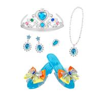 GkgWuxf Jouet de déguisement pour fille, 5 accessoires de jeu de rôle | Ensemble de bijoux cosplay pour fêtes, anniversaire, Halloween, vacances, préliminaires, spectacles sur scène, événements