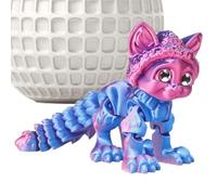 GkgWuxf Jouet pour Chat Imprimé en 3D,Jouet Anti-Stress Déco Maison Animale | Figurine Cartoon Décorative pour Adultes, Ados Et Famille