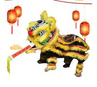 GkgWuxf Marionnette Chinoise Traditionnelle - Marionnette Danse du Lion à Ficelle - Jouet Culturel Design Artistique pour Fêtes École Salle de Classe Spectacles Théâtre Local Réunions