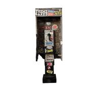 GkgWuxf Miniature Vintage Cabine Téléphonique | Cabine Téléphonique Style Graffiti Urbain Modèle Réduit | Miniature de pour Maison de Photographie Décoration Intérieure Scène