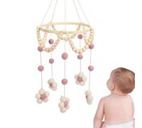 GkgWuxf Mobile Bébé | Mobile Musical Bébé - Jouets Suspendus avec Clochettes pour Décoration de Berceau Parc Chambre Filles Garçons au-dessus du Lit Chevet