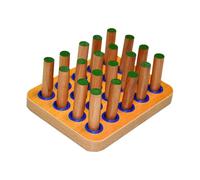 GkgWuxf Planche D'Exercice Pour Doigts | Entraînement De Dexterité Digitale En Bois | Équipement Multifonction Pour Rééducation Professionnelle | Adultes Seniors Hommes Femmes