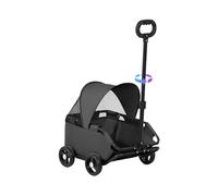 GkgWuxf Poussette pour Chiens | Poussette Pliable pour Petit Chien | Transporteur Extérieur Jusqu'à 7kg pour Chiot et Chat | Voyage Déplacements Parc Plage Centre Commercial Visite Vétérinaire Jardin