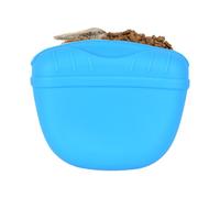 GkgWuxf Poux de friandises pour Chiens, Sac de friandise magnétique, Silicone Fanny Pack avec Clip de Taille, Pack de conteneurs d'aliments pour Chiots imperméables, Fournitures d'entraînement en