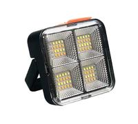 GkgWuxf Projecteur extérieur LED, lampe de camping rechargeable,Lampe de travail magnétique rechargeable par USB - Lampe de travail à économie d'énergie avec poignée, lampe de Camping légère pour