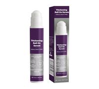 GkgWuxf Roll-On Pour La Pousse Des Cheveux, 15ml Roll-On Soin Capillaire Épaississant, Huile Nourissante Douce Pour Le Cuir Chevelu, pour Cheveux Lisses Bouclés Abîmés Clairsemés Secs Voyage Quotidien