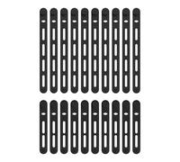 GkgWuxf Sangles Silicone pour Canne à Pêche | Bandes Silicone pour Cannes Pêche | 20 Pièces Bandoulière Réutilisable Rangement | pour Kayak Paddleboard Bateau Lancer