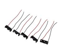 Gkhowiu 5pcs 4.3" Fils de Connexion Noir Stockage de la Batterie Support Slot 1 x 12V 23A/27A