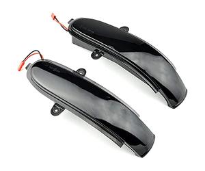Gkhowiu Indicateur de Clignotant de RéTroviseur LatéRal à LED Dynamique pour C W203 T-Modell Cl203, Fumé