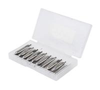 Gkhowiu Lot de 10 forets de centrage 3 mm fraises coniques 60°