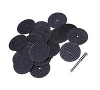 Gkhowiu Lot de 25 disques à tronçonner 32 mm avec mandrin pour
