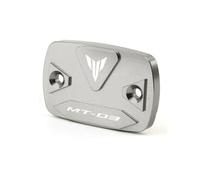 GKHUBJFH Bouchon Réservoir Liquide Frein Moto Couvercle De Réservoir Principal De Cylindre De Liquide De Frein Avant Et Arrière Accessoires De Moto pour MT03 MT 03 2018 2019 2020 2021(Gray)
