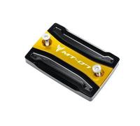 GKHUBJFH Bouchon Réservoir Liquide Frein Moto Couvercle Réservoir Liquide Frein Avant CNC Bouchon D'huile pour MT 07 MT07 MT-07 MT09 MT-09 MT-10 Tracer 900/GT 700/GT 2014 - 2021(Gold,MT07)