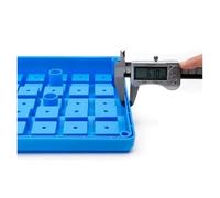 GKIRQVPE Boîte de stockage du couteau, Plastic Tool Holder Storage Box Organizer For Drill Bits And End Mills 4-32MM(4-6mm)