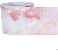 GKIRQVPE Contour de papier peint auto-adhésif 3D， Self Adhesive Wallpaper Borders Multicolor 10cm x 10m Pack of 2 for Bathroom(Color 1)
