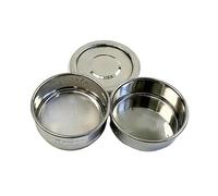 GKIRQVPE Same de Laboratoire Standard en Acier Inoxydable, Tamis de Test galvanisé 10 cm, Maille 10-600 for Laboratoire(80 Mesh(0.2mm))