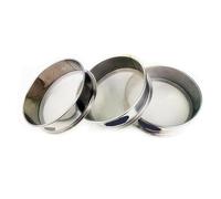 GKIRQVPE Same de Laboratoire Standard en Acier Inoxydable, Tamis de Test Laboratoire 20 cm 10-200 Mesh(80 Mesh(0.2mm))