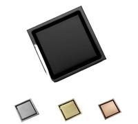 GKIYMLLFV Drain de sol carré en acier inoxydable for salle de bain, balcon, cuisine, drain de douche, style multicolore, drain de sol invisible for carrelage(BG Gravity Seal)