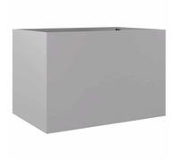 GKK'S Jardinière/Pot à fleurs - argenté 62x40x39 cm - anti-corrosif - acier galvanisé（3084）