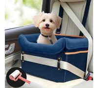 GKLGHDSW Siège auto en mousse à mémoire de forme pour chiens de petite/moyenne taille pesant jusqu'à 15,9 kg, pour Hyundai Kona Electric OS 2018-2023, rehausseur lavable et amovible avec poches de